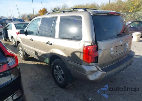 2004 Honda Pilot Ex из США, поврежденный, VIN 2HKYF18494H597544